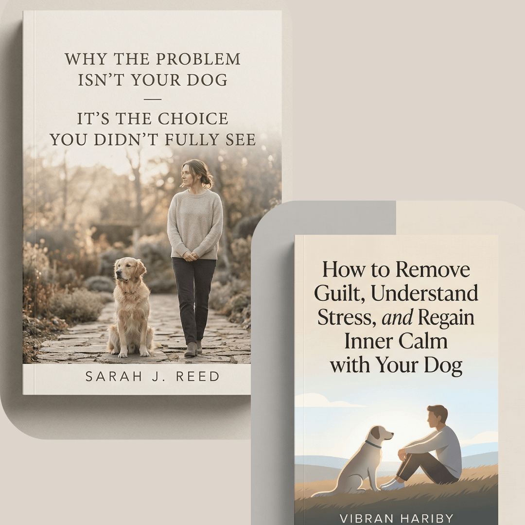 🟢 Phase 1 — Awareness 📘 Why the Problem Isn’t Your Dog — It’s the Choice You Didn’t Fully See 📘 How to Remove Guilt, Understand Stress, and Regain Inner Calm with Your Dog - My Store