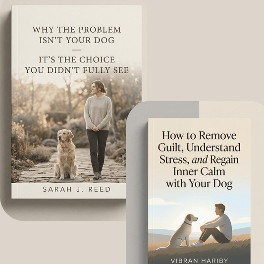 🟢 Phase 1 — Awareness 📘 Why the Problem Isn’t Your Dog — It’s the Choice You Didn’t Fully See 📘 How to Remove Guilt, Understand Stress, and Regain Inner Calm with Your Dog - My Store